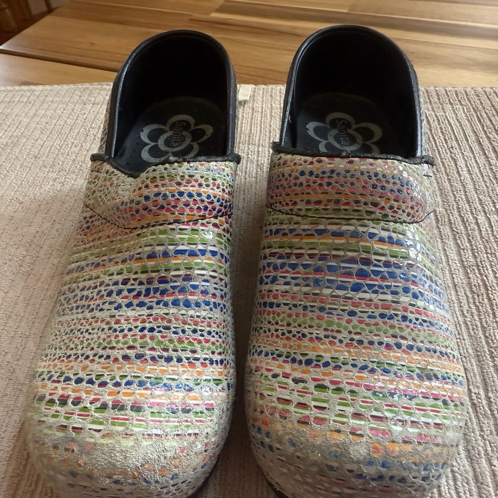 Colorful Patterned Clogs